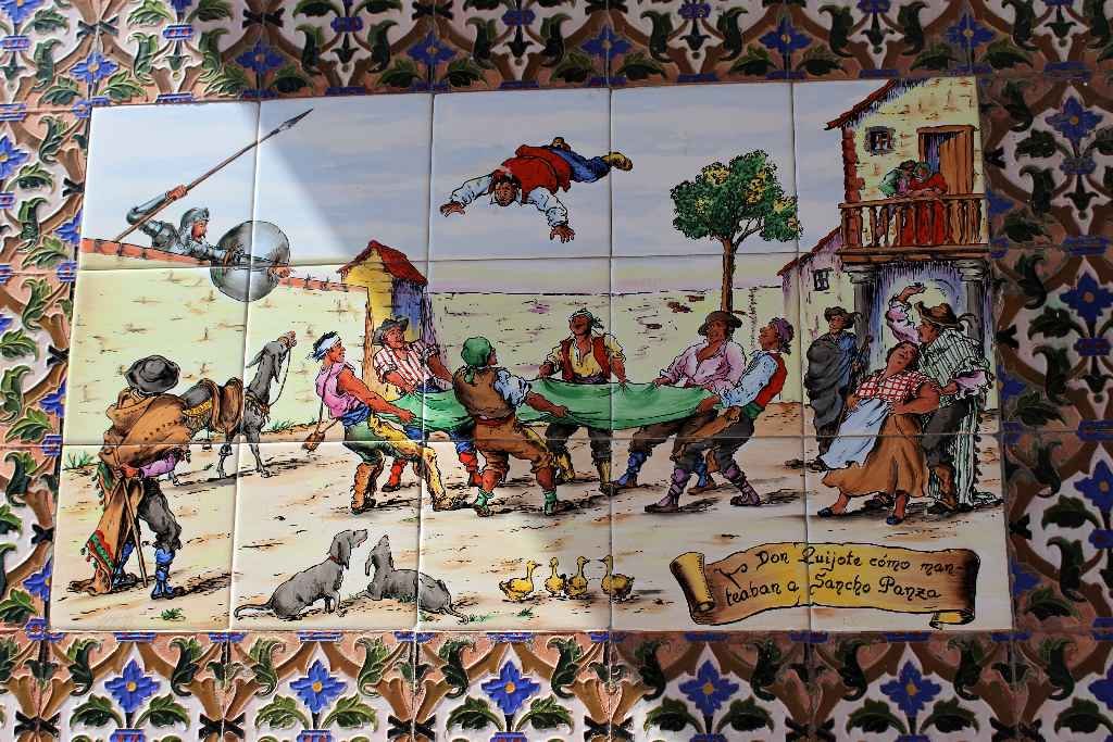 Płytki ceramiczne azulejos w Toledo (Hiszpania)