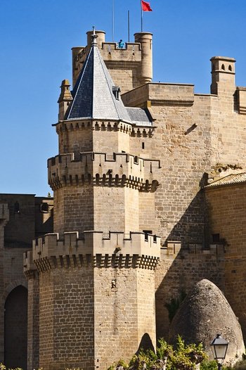 Zamek w Olite (Hiszpania, Nawarra)
