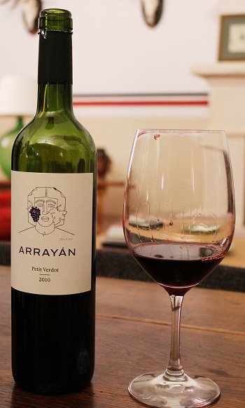 Wino hiszpańskie Arrayan Petit Verdot 2010 (DO Mentrida)