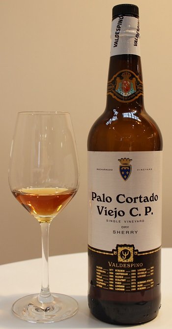 Wino sherry Palo Cortado Viejo C.P. (Valdespino)